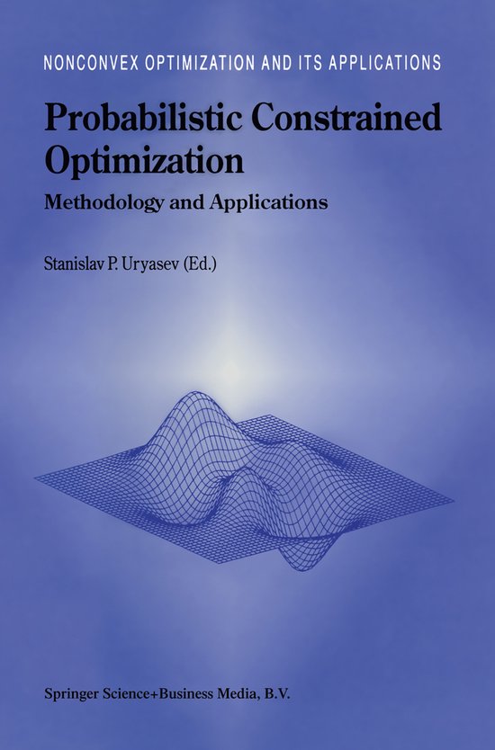 Probabilistic Constrained Optimization - cover
