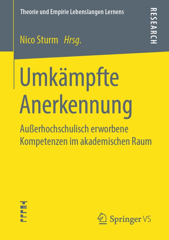 Umkaempfte Anerkennung - cover