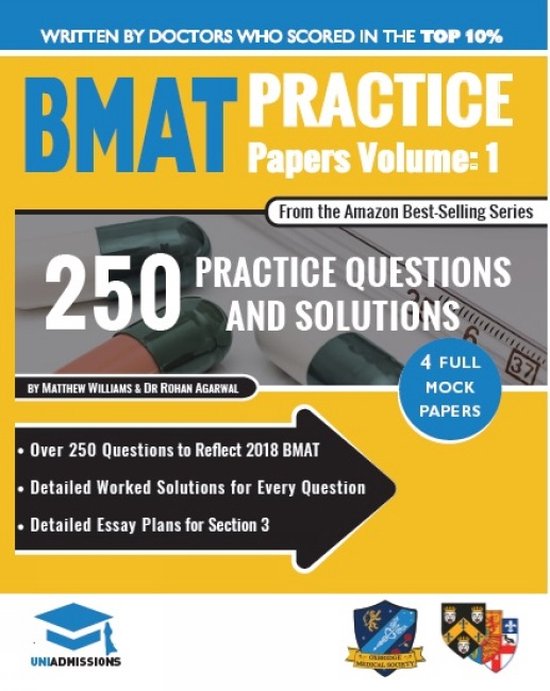 BMAT Practice Papers Volume 1 - cover