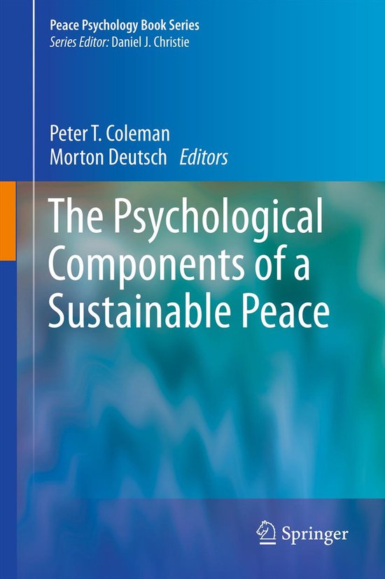 Peace Psychology Book Series- Psychological Components of Su ... - cover