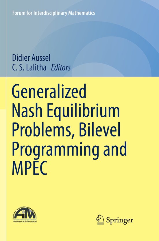 Nash Math Problem Forum for Interdisciplinary Mathematics- Generalized Nash Equilibrium ...