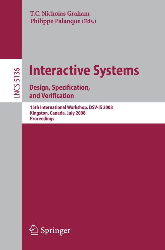 Lecture Notes in Computer Science5136- Interactive Systems.  ... - cover