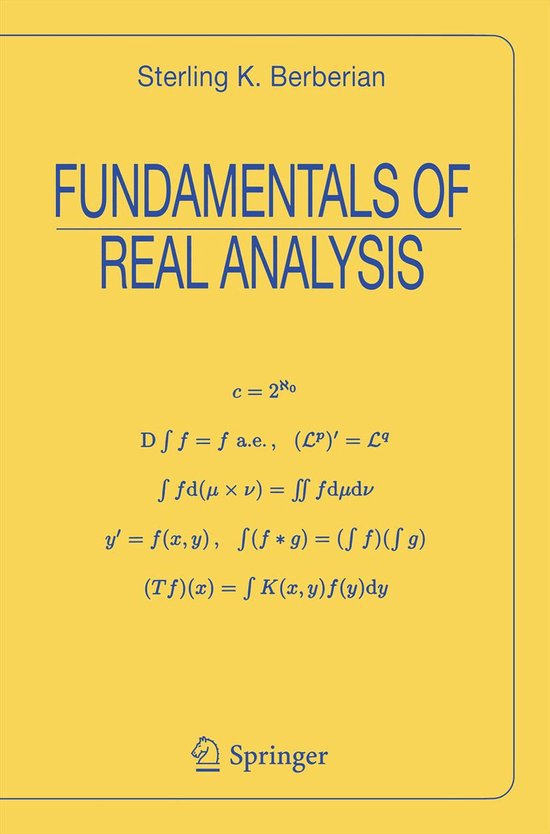 Fundamentals of Real Analysis - cover