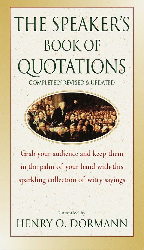 The Speaker's Book of Quotations, Completely Revised and Upd ... - cover