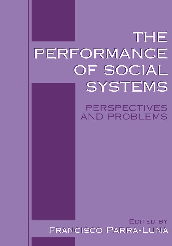The Performance of Social Systems - cover