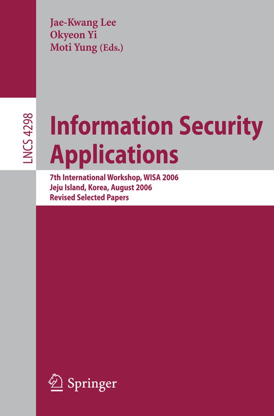 Information Security Applications - cover