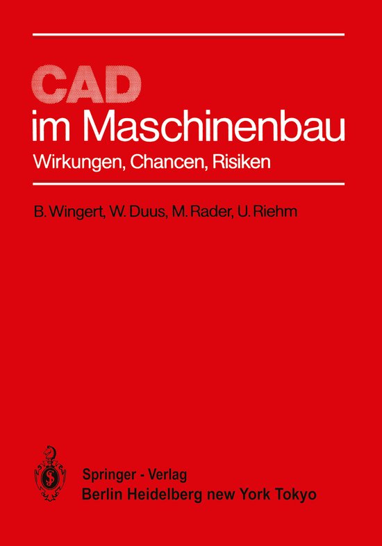CAD im Maschinenbau - cover