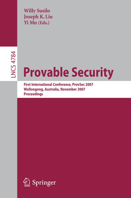 Provable Security - cover