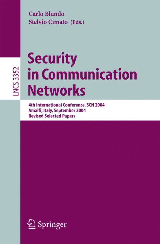 Security in Communication Networks - cover