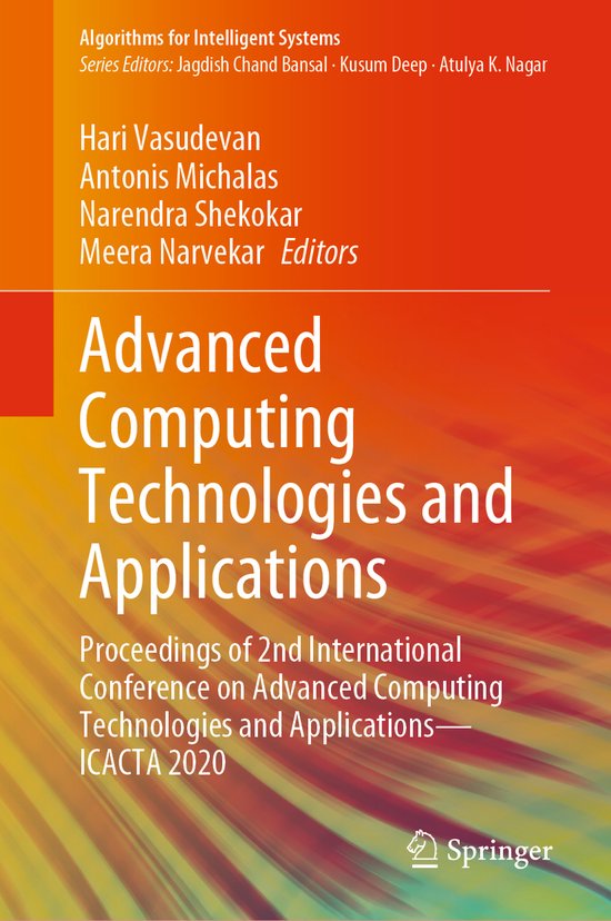 Advanced Computing Technologies and Applications - cover