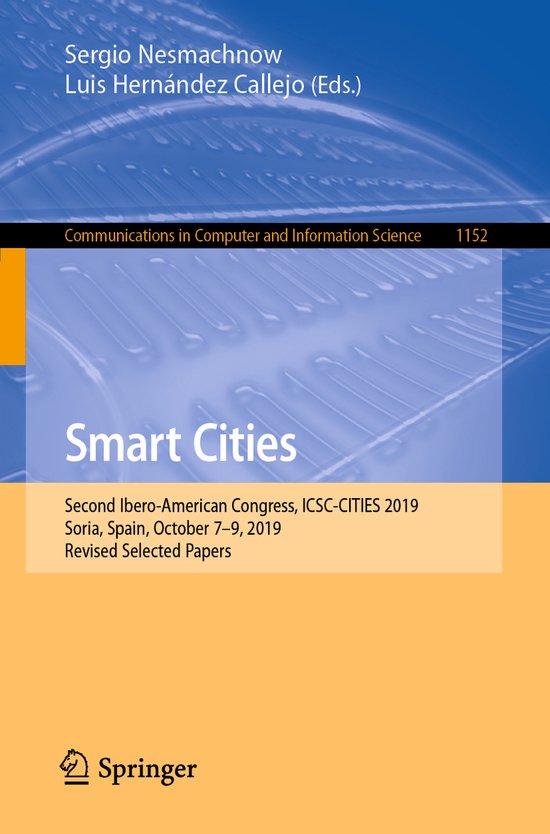 Communications in Computer and Information Science1152- Smar ... - cover