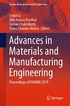 Lecture Notes in Mechanical Engineering- Advances in Materials and Manufacturing Engineering