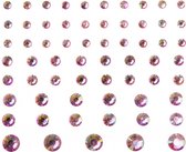 PartyXplosion - PXP - Gezichtssteentjes - Face Gems - Face & Body Jewels - Roze