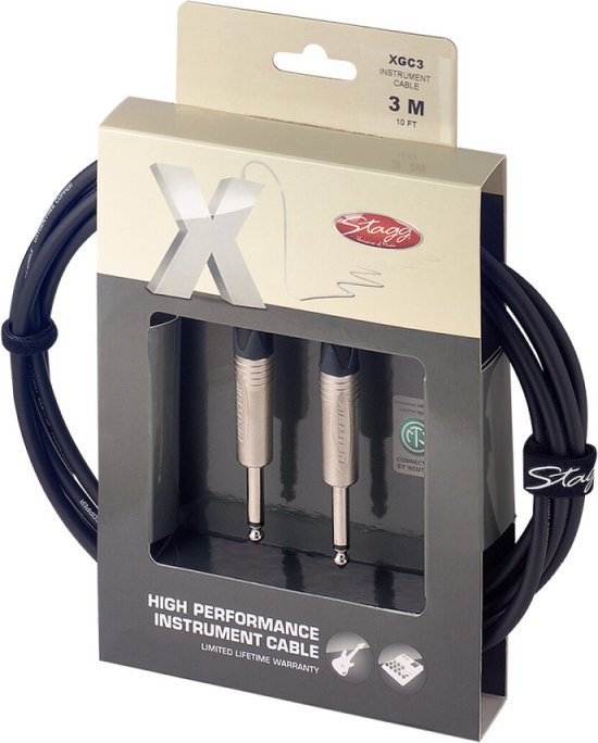 Stagg SYC3/MPS2P Mini-Stereo-Splitterkabel 3m – Stereo-Klinke Auf 2x Mono-Klinke, Für Effekte & Mischpulte