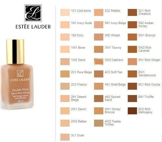 Estée Lauder Double Wear Stay-in-Place Foundation 3N1 Ivory Beige - Langdragend - 30 ml