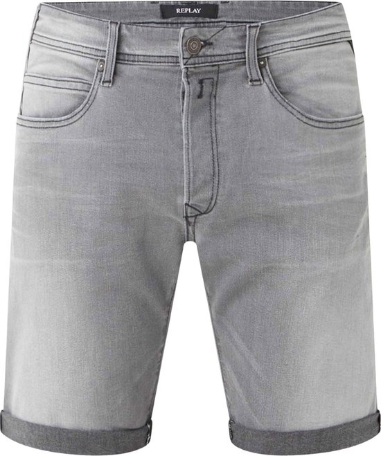 Replay Heren Jeans Shorts Grijs maat 29 | bol.com