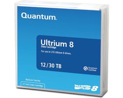 Quantum LTO Ultrium 8 - back-up data tape - 12TB / 30TB - MR-L8MQN-01