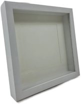 Diepe lijst Wit 25x25x4,5 - Frame - Luxe Lijst - kader - Hangend / staand