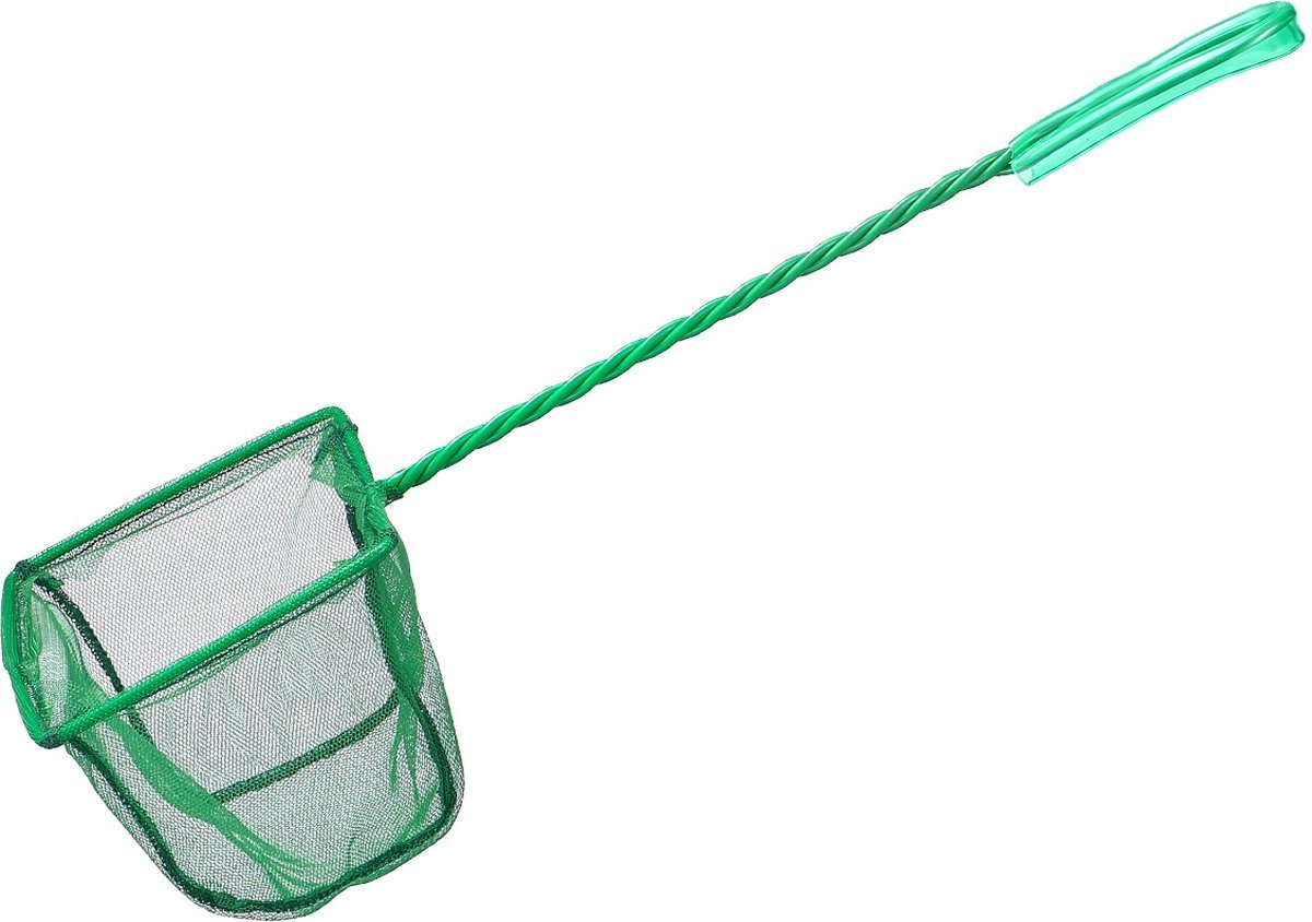 Nobleza Aquarium visnetje - Aquarium schepnetje - Vis schepnet - Groen visschepje - Visnet 33cm