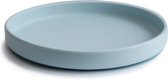 Mushie - Assiette en Silicone avec Ventouse - Assiettes & Bols - Blue Poudre