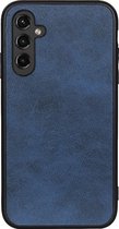 Mobigear Hoesje geschikt voor Samsung Galaxy A14 Telefoonhoesje Hardcase | Mobigear Excellent Backcover | Galaxy A14 Case | Back Cover - Blauw