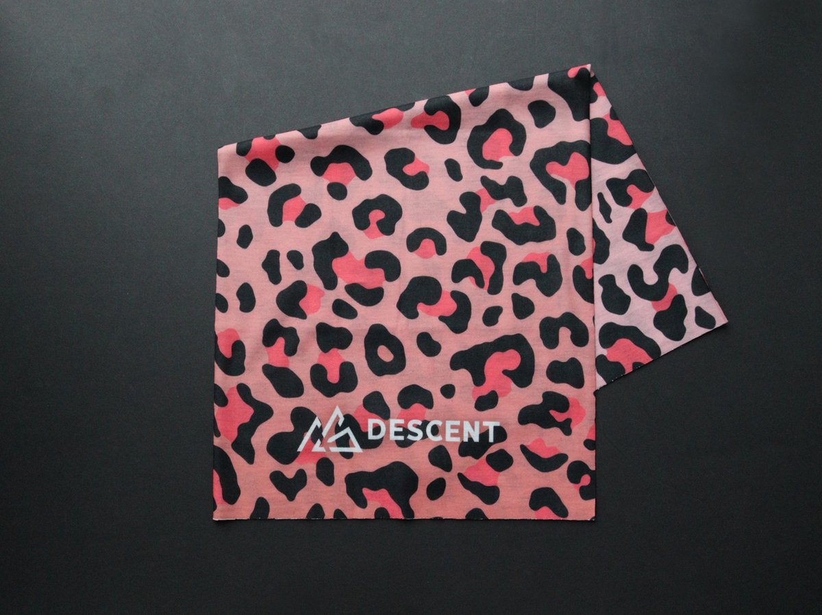 Descent - Nekwarmer - Pink Panther - Wintersport - Buff - Sjaal - Microfiber - Ski - Snowboard