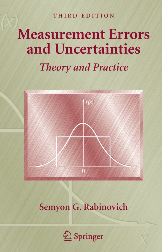 Measurement Errors and Uncertainties - cover