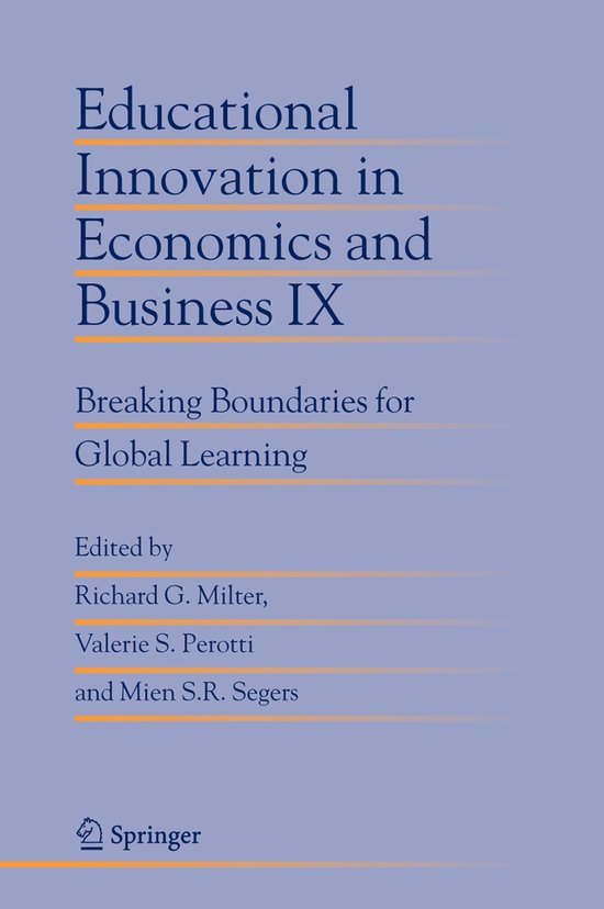 Educational Innovation in Economics and Business9- Education ... - cover