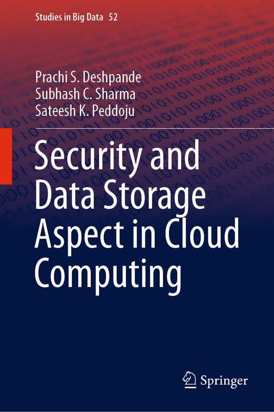 Security and Data Storage Aspect in Cloud Computing - cover