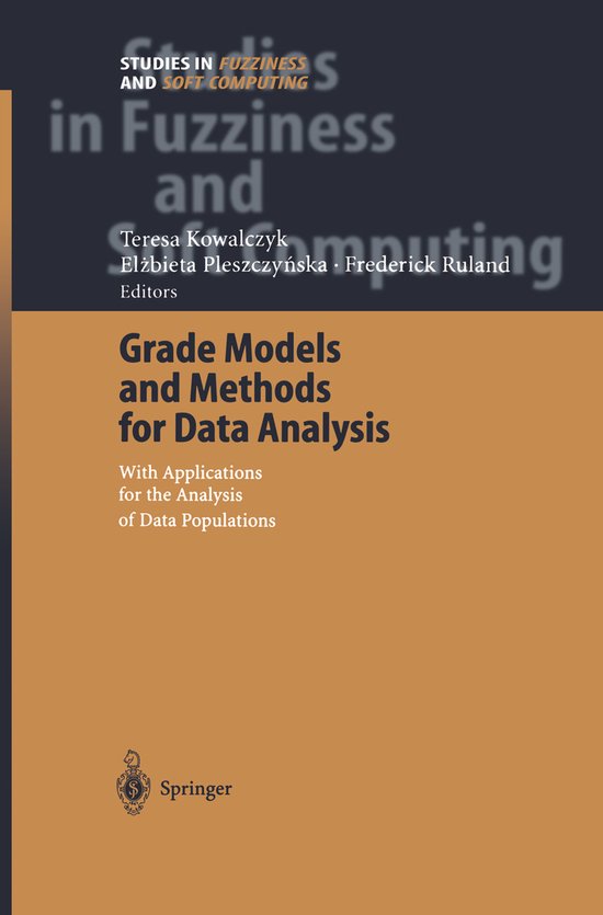 Grade Models and Methods for Data Analysis - cover