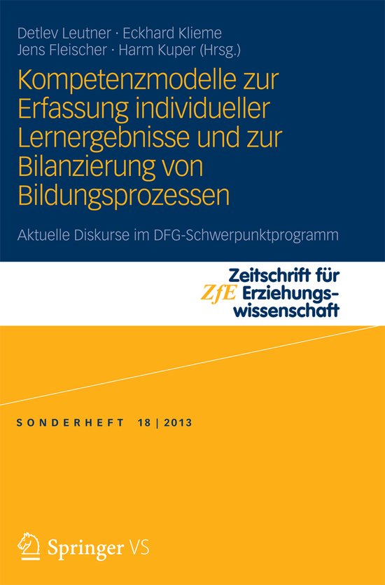 Kompetenzmodelle zur Erfassung individueller Lernergebnisse  ... - cover