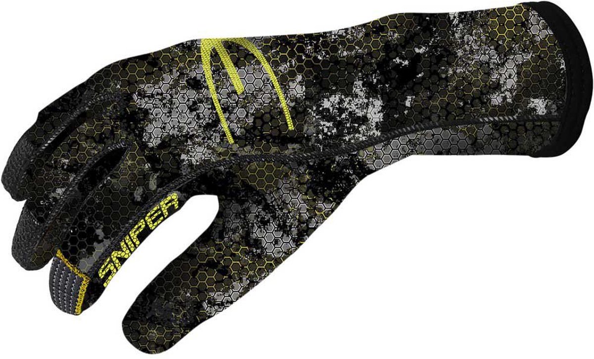Epsealon Tactical Stealth Sniper 3 Mm Handschoenen Geel,Zwart,Grijs M