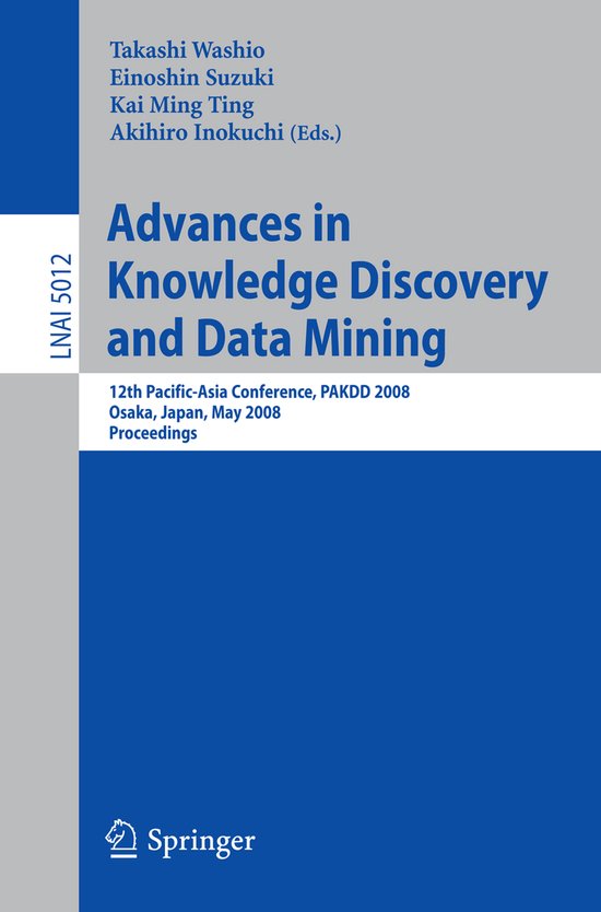 Advances In Knowledge Discovery And Data Mining - cover