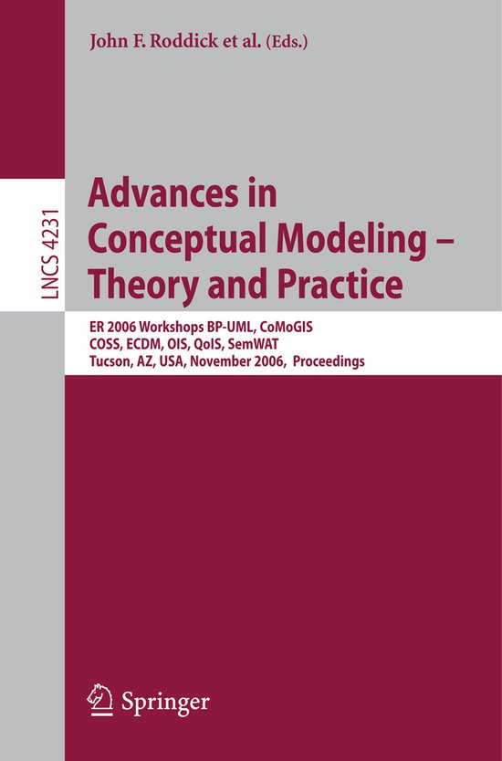 Advances in Conceptual Modeling - Theory and Practice - cover