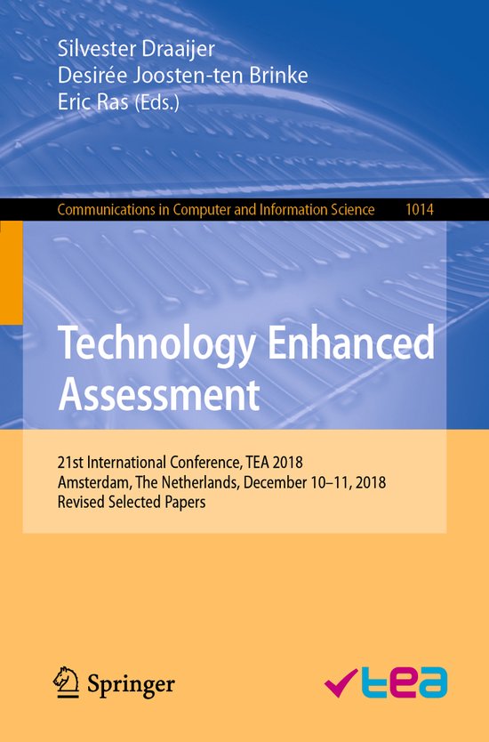 Communications in Computer and Information Science1014- Tech ... - cover