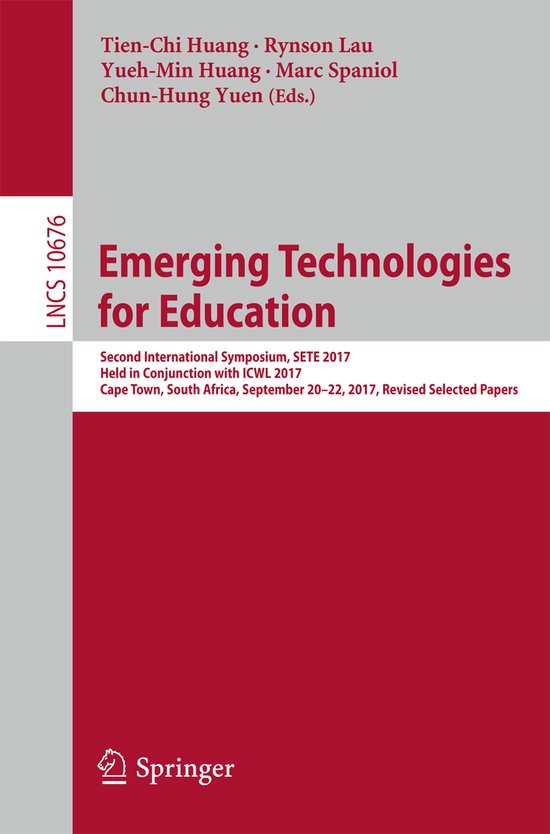 Lecture Notes in Computer Science10676- Emerging Technologie ... - cover