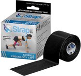 Strapit - Kinesiotape - Advanced - zwart - 5cm x 5m