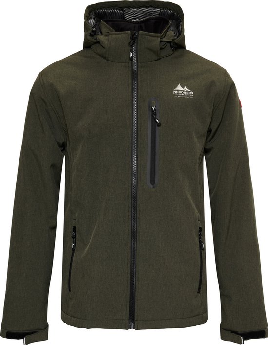 Nordberg Laser Winterjas - Heren - Legergroen - Maat L