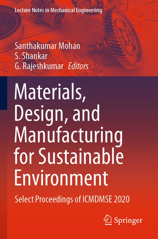 Materials Design and Manufacturing for Sustainable Environme ... - cover