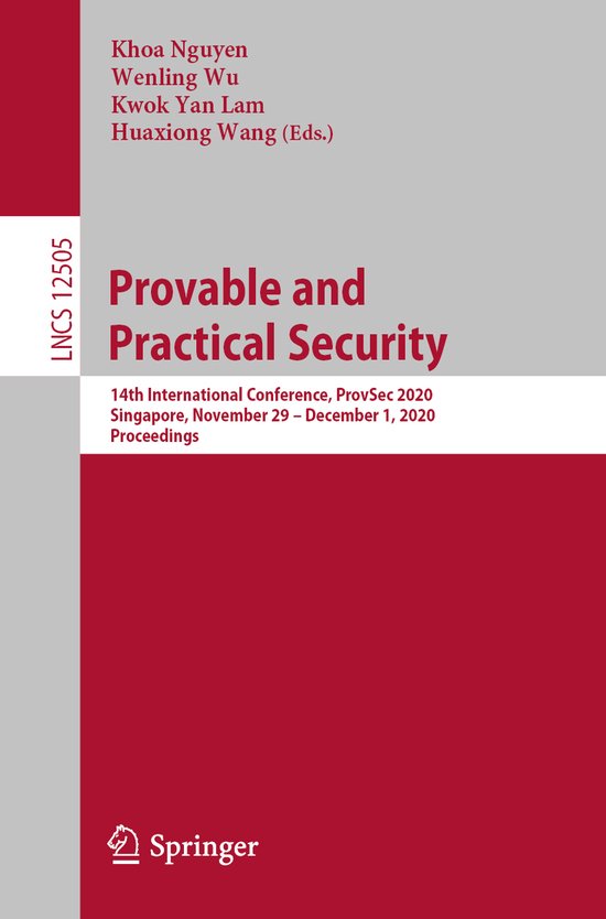 Provable and Practical Security - cover