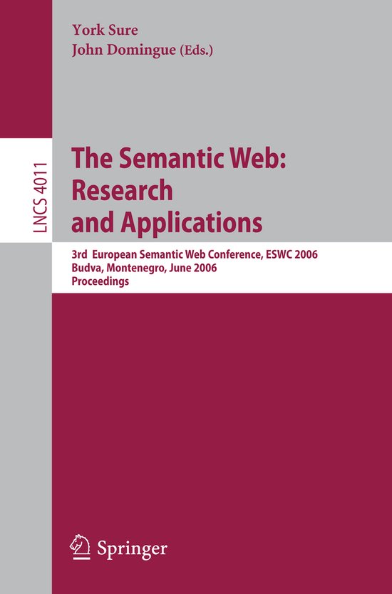 The Semantic Web: Research and Applications - cover