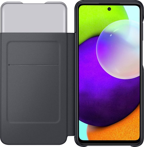 Samsung Galaxy A52 4G/5G/A52s 5G (2021) S-View Wallet Case Black | bol