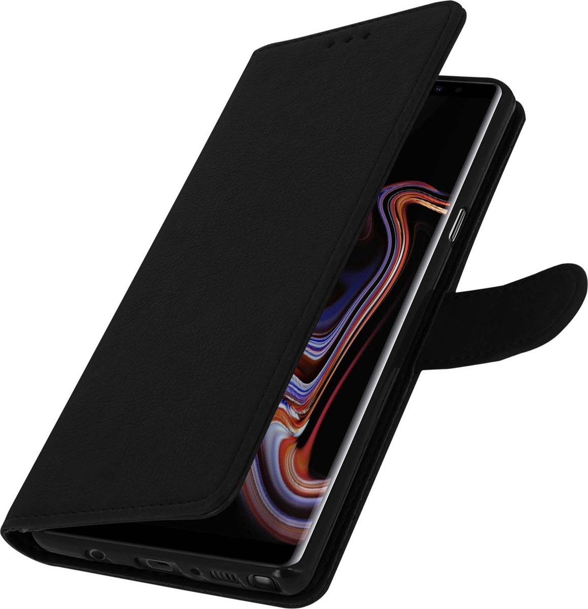 Geschikt voor Samsung Galaxy Note 9 Bookcover Video Support Functie zwart