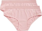 Ten Cate Basics organic cotton stretch hipster ash pink 2 pack voor Meisjes | Maat 146/152