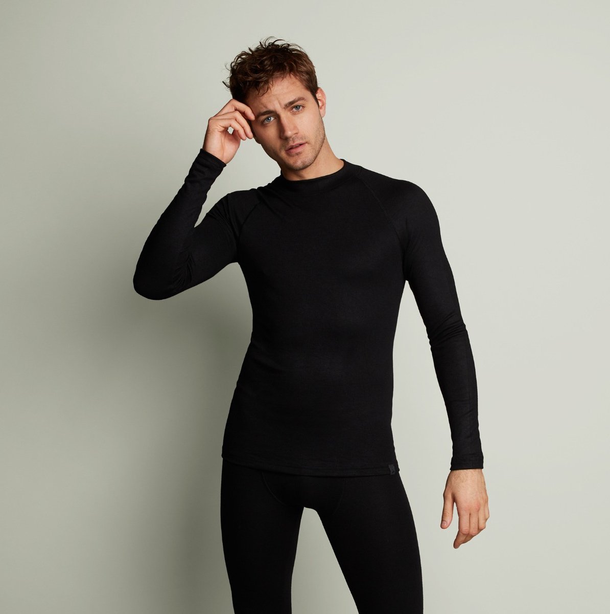 Ten Cate Heren Thermo Shirt Longsleeve Zwart
