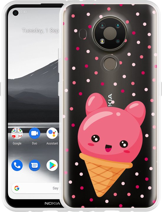 Nokia 3.4 Hoesje Ice cone - Designed by Cazy