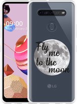 LG K51S Hoesje Fly me to the Moon - Designed by Cazy