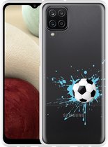 Hoesje Geschikt voor Samsung Galaxy A12 Soccer Ball