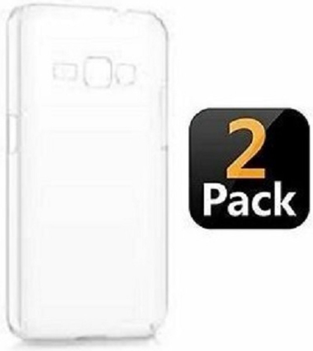 Samsung J1 2016 Hoesje TPU Siliconen Transparant 2x