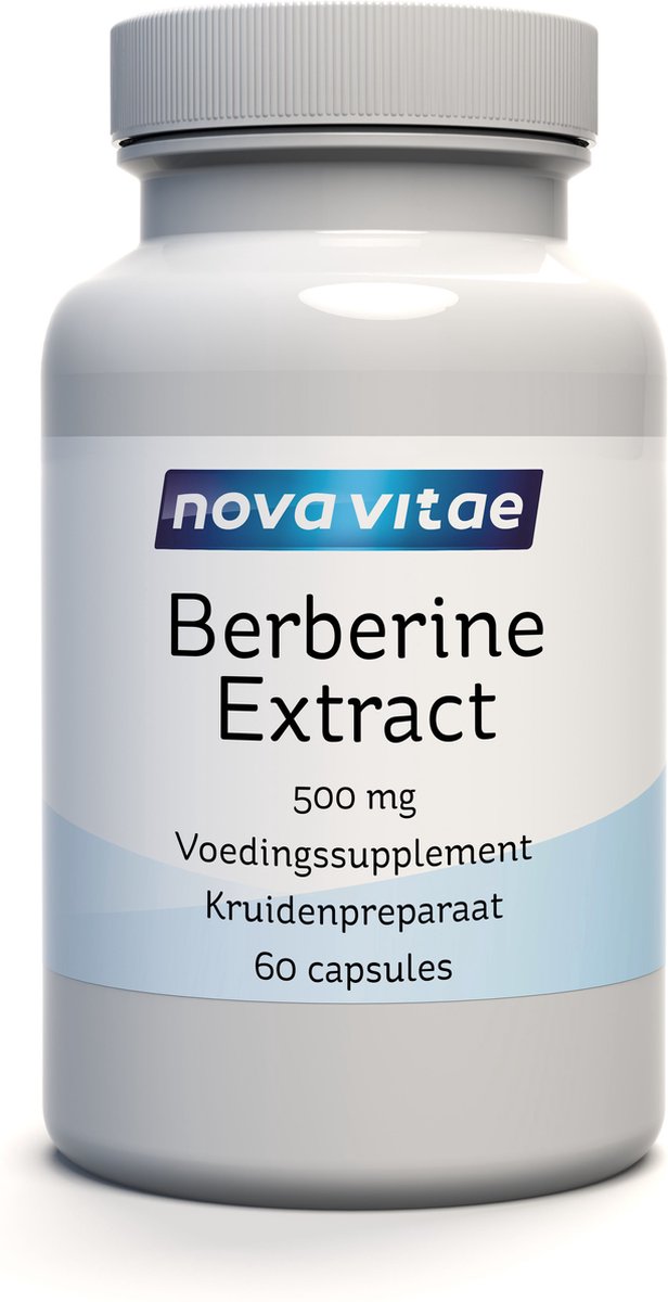 Goedkoopste Nova Vitae - Berberine Extract - zuurbes - 500 mg - 60 capsules